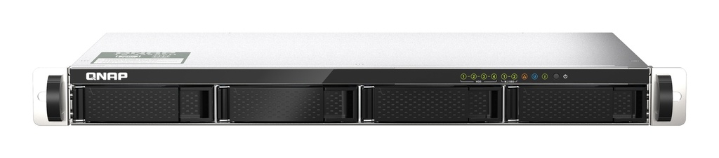 TS-435XEU NAS Bastidor (1U) Marvell CN9131 4 GB DDR4 0 TB QNAP QTS Negro, Gris