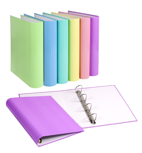 CARPETA CARCHIVO SOFT A4 4 AN.40 SURT. - Pack de 8 unidades