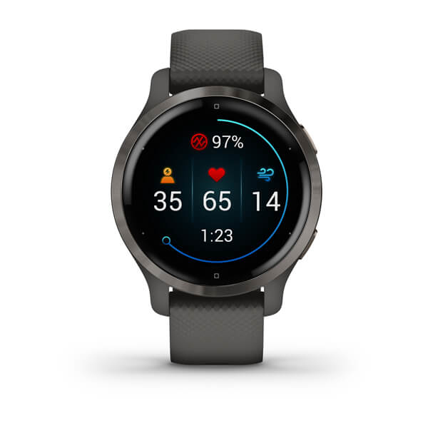 [010-02429-10] Venu 2S 2,79 cm (1.1") AMOLED 40 mm Digital 360 x 360 Pixeles Pantalla táctil Grafito Wifi GPS (satélite)