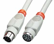 [31533] Apple Mac Serial Port Extension Cable, 2m cable paralelo Gris