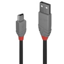 36724 cable USB USB 2.0 3 m USB A Mini-USB B Negro