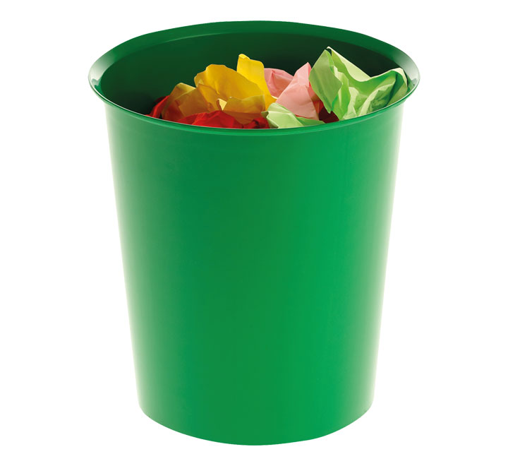 [305AS-04] PAPELERA PLASTICO A-SERIES 14L VERDE 305AS-04