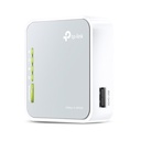 TL-MR3020 router inalámbrico Ethernet rápido Banda única (2,4 GHz) 4G Plata, Blanco