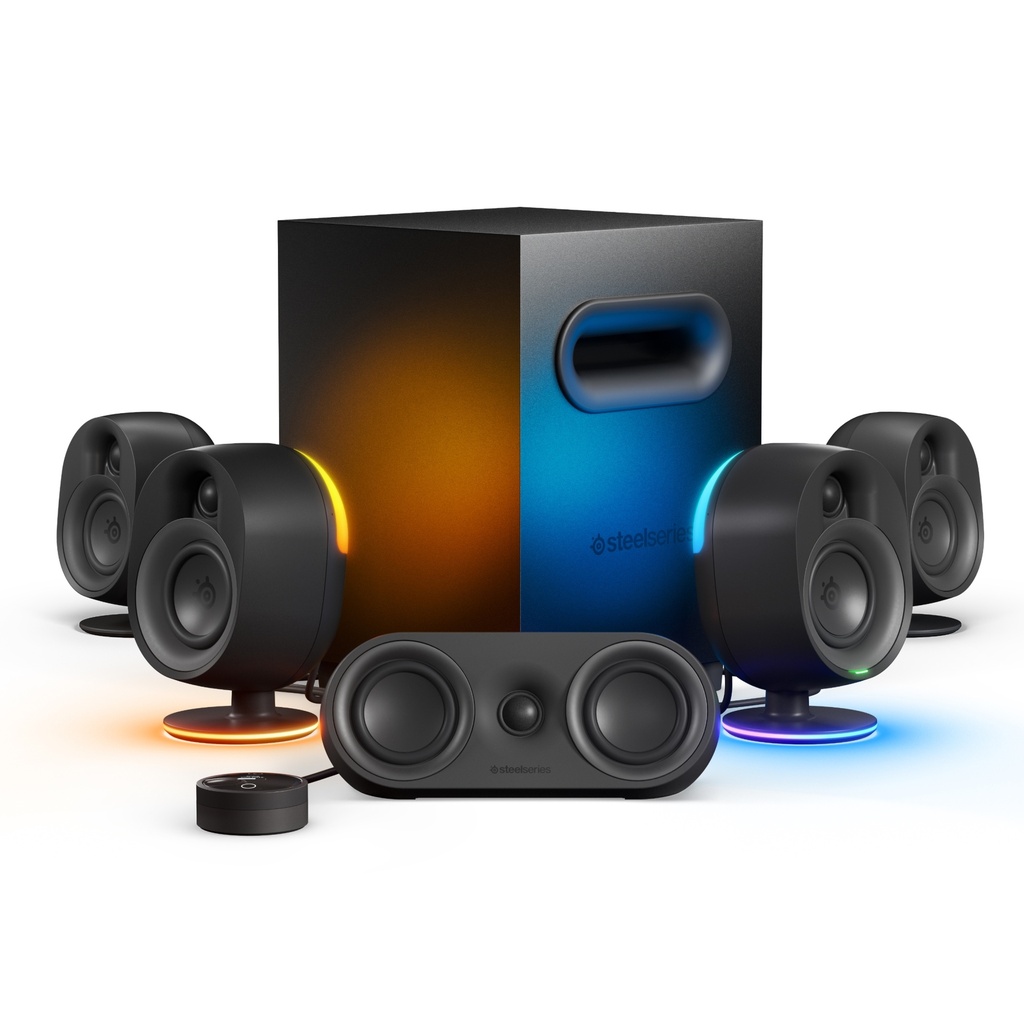 [61549] Arena 9 conjunto de altavoces PC/ordenador portátil Negro 5.1 canales De 2 vías Bluetooth