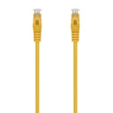 Cable de Red Latiguillo RJ45 LSZH Cat.6A 500 Mhz UTP AWG24, Amarillo, 1.0M
