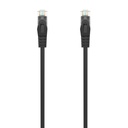 Cable de Red Latiguillo RJ45 LSZH Cat.6A 500 Mhz UTP AWG24, Negro, 1.5M