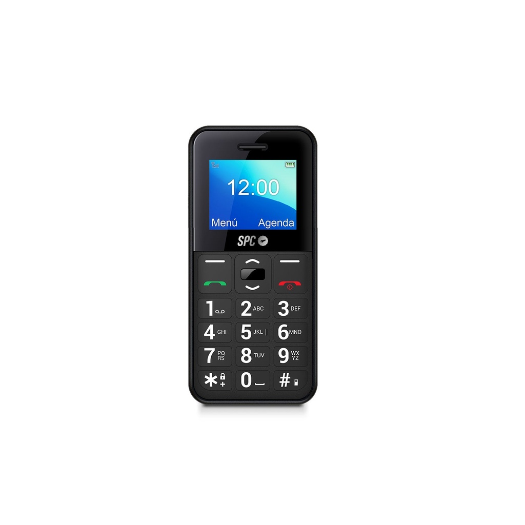 [2323N] Fortune 2 Pocket Edition 4,5 cm (1.77") 75 g Negro Teléfono para personas mayores