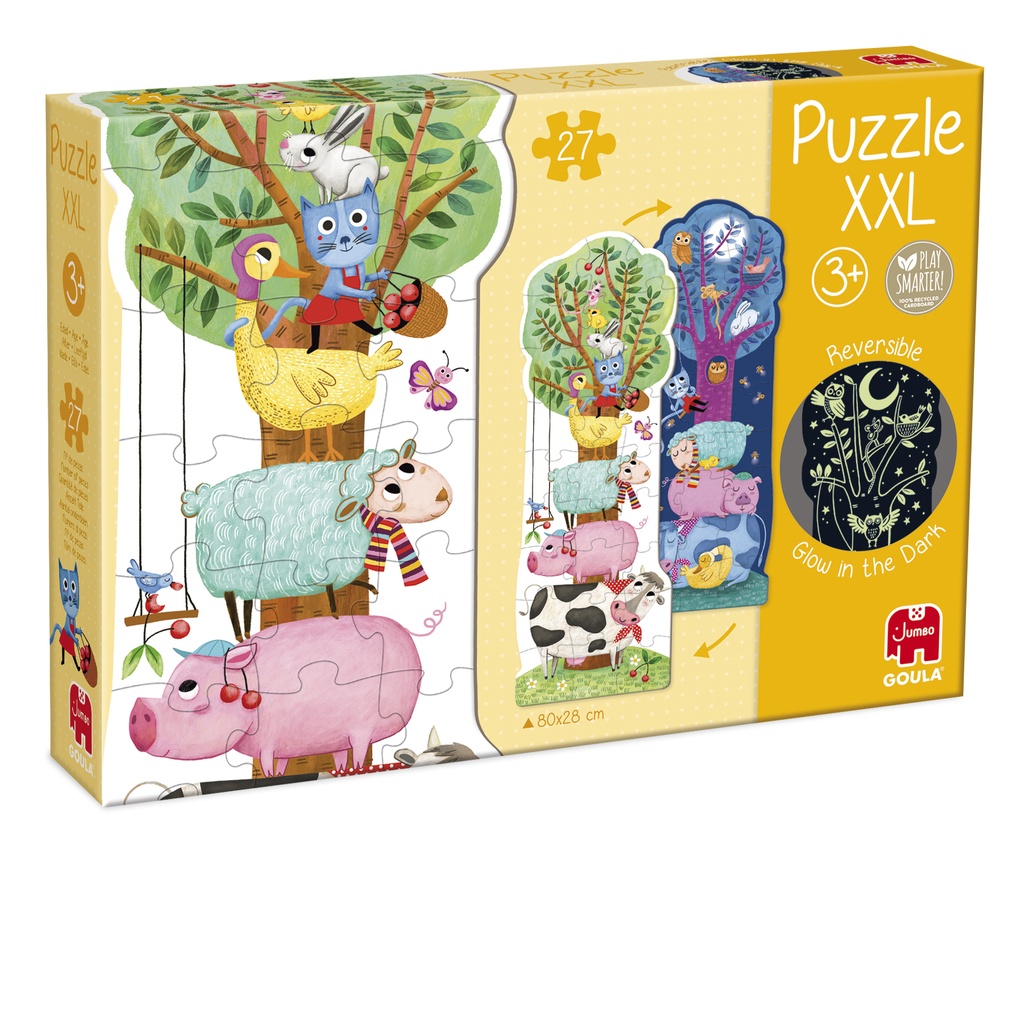 PUZZLE XXL GRANJA DIA Y NOCHE REVERSIBLE