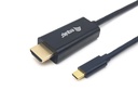 Cable USB-C a HDMI, M/M, 1,0 m, 4K/30 Hz