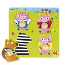 PUZZLE ENCAJABLE LOS 3 CERDITOS CON AGARRE