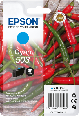 503 cartucho de tinta 1 pieza(s) Original Rendimiento estándar Cian