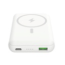 MAGPB10000WH batería externa 10000 mAh Cargador inalámbrico Blanco