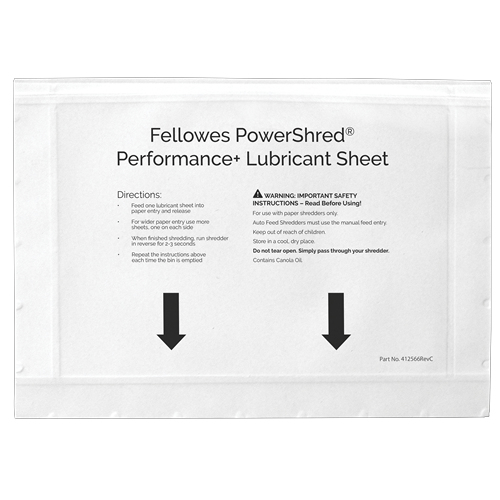 [4025601] 4025601 accesorio para destructoras de papel 10 pieza(s) Hojas lubricantes