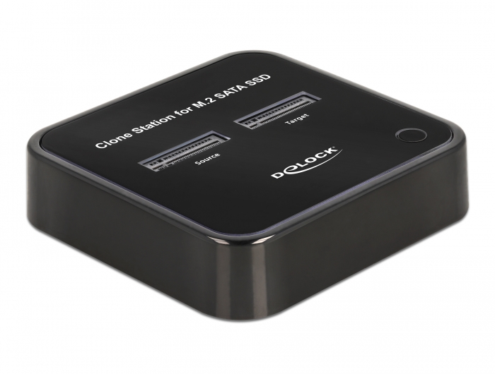 M.2 Estación de acoplamiento para 2 x M.2 SATA SSD con función de clonación