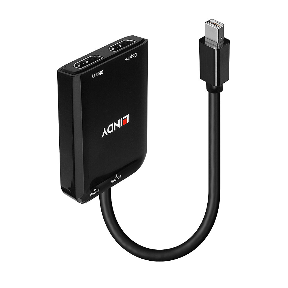 38432 hub de interfaz Mini DisplayPort 21600 Mbit/s Negro
