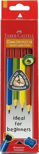 [116527] LAPIZ FABER JUNIOR TRIANGUL.-2B bl.12+AF