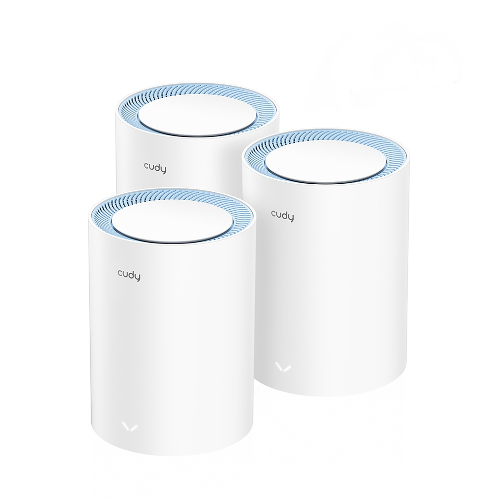 M1200 3-PACK sistema Wi-Fi Mesh (Wi-Fi en malla) Doble banda (2,4 GHz / 5 GHz) Wi-Fi 5 (802.11ac) Blanco 1 Interno