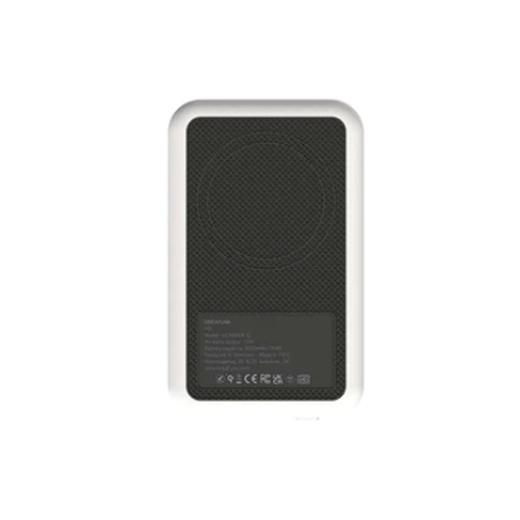 KREAFUNK CARGADOR 15W POWER BANK CON CARGA INALÁMBRICA QI 5K MAH BLANCO