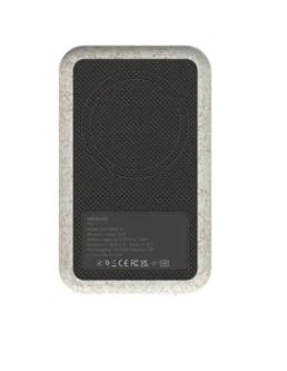 KREAFUNK CARGADOR 15W POWER BANK CON CARGA INALÁMBRICA QI 5K MAH AMARILLO