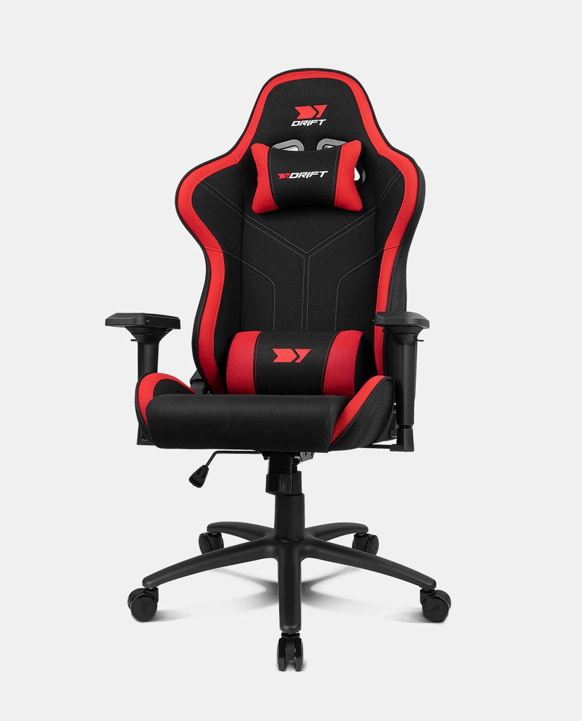[DR110BR] DR110BR silla para videojuegos Butaca para jugar Asiento acolchado Negro, Rojo