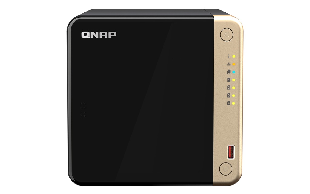 TS-464 NAS Torre Intel® Celeron® N5095 8 GB DDR4 0 TB QNAP QTS Negro