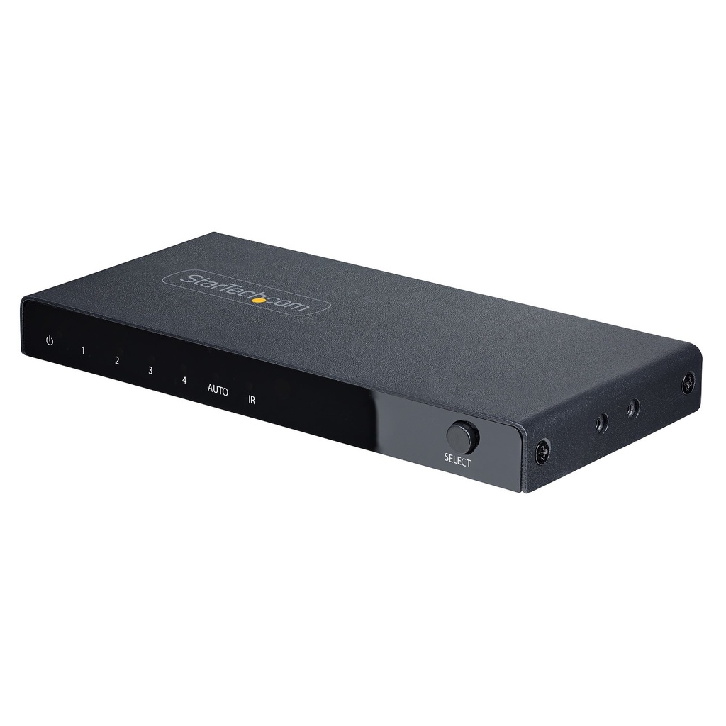 [4PORT-8K-HDMI-SWITCH] Switch Conmutador HDMI de 4 Puertos de 8K a 60Hz - Switch Selector HDMI 2.1 de 4K a 120Hz HDR10+ UHD - 4 Puertos de Entrada y 1 de Salida - Automático y Manual