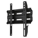 Soporte de pared fijo para pantalla plana de 19" a 48" (para TV de hasta 25kg, VESA 200x200), Negro
