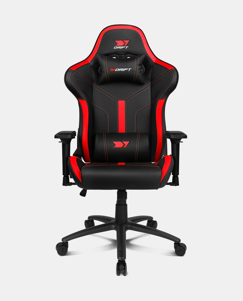 [DR350BR] DR350 Butaca para jugar Asiento acolchado Negro, Rojo