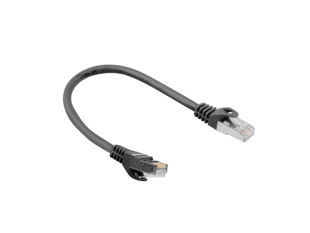 PCF6-10CC-0025-BK cable de red Negro 0,25 m Cat6 F/UTP (FTP)