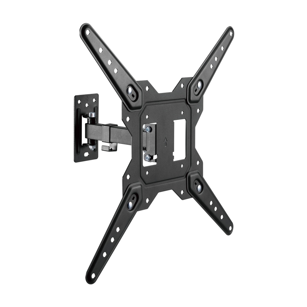 Soporte Eco Giratorio, Inclinable Para Monitor/TV 30kg (2 Pivotes) De 23-55, Negro