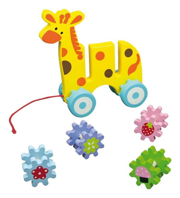 [16361] Pull Along Giraffe