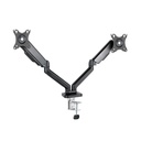 Soporte de Mesa para 2 Pantallas 17"-32", Negro