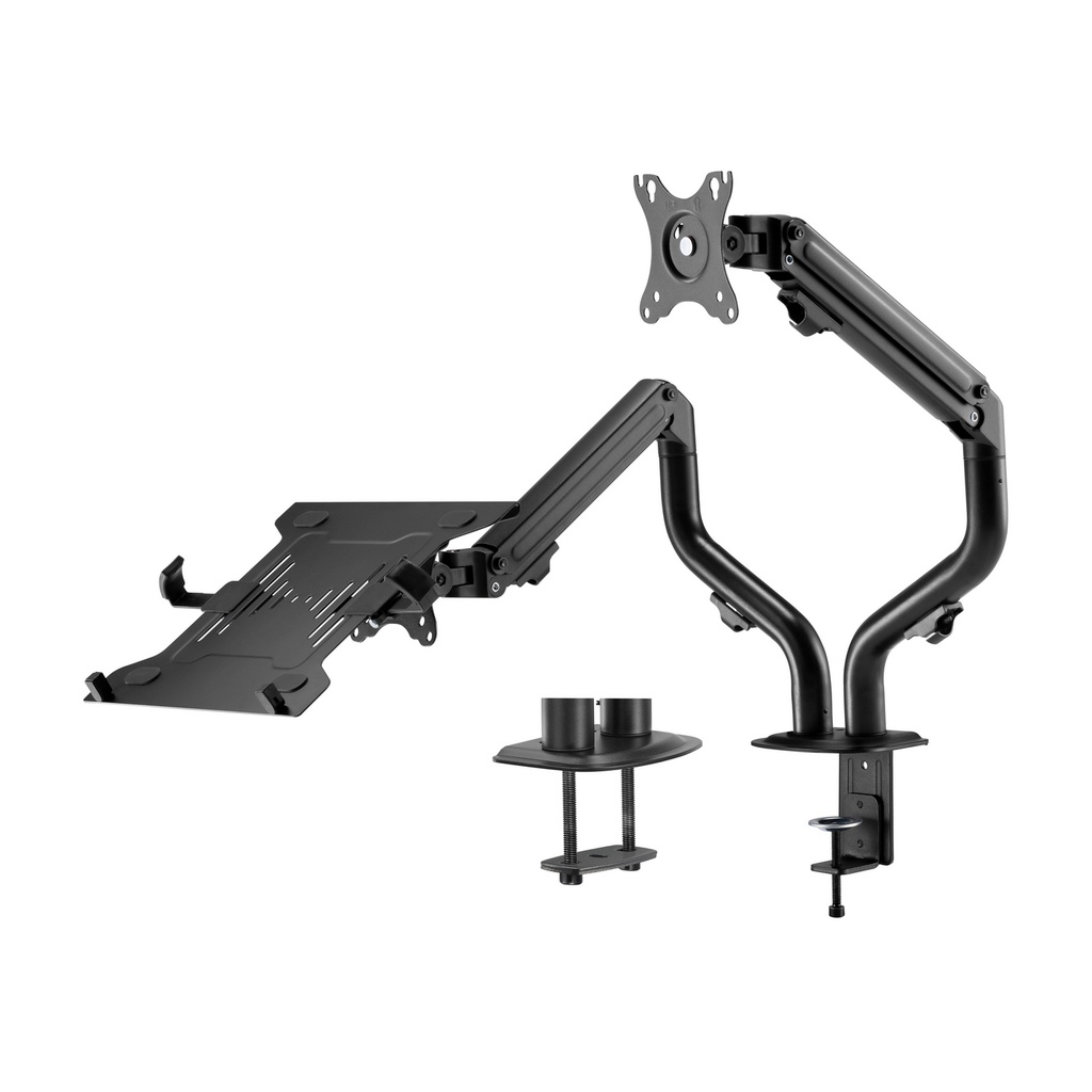 [DTL32TSR-195] Soporte de Mesa Contrapeso Giratorio e Inclinable para Portatil y Monitor/TV 8Kg de 17-32, Negro