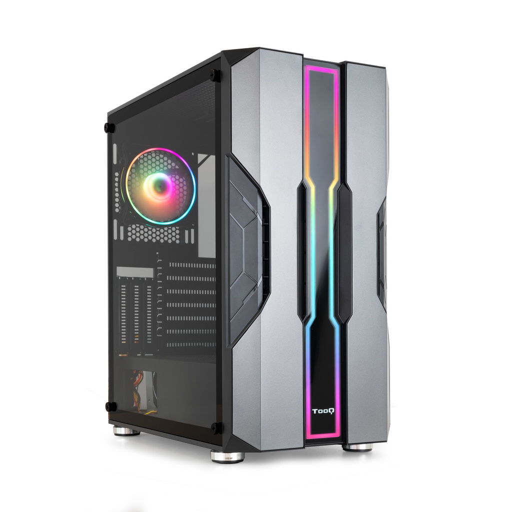 [TQGCC103-B] Caja Semitorre Gaming TQGCC103-B NIGHTCITY Negra