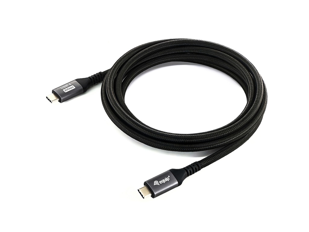 128382 Cable USB4 Gen 2x2 C a C, M/M, 2,0 m, PD 100 W, 4K/60 Hz, 20 Gbps, negro
