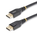 Cable de 10m DisplayPort 1.4 Activo Certificado por VESA - Cable DisplayPort DP8K con HBR3 - HDR10 - MST - DSC 1.2 - HDCP 2.2 - 8K 60Hz - 4K 120Hz - Cable DP 1.4