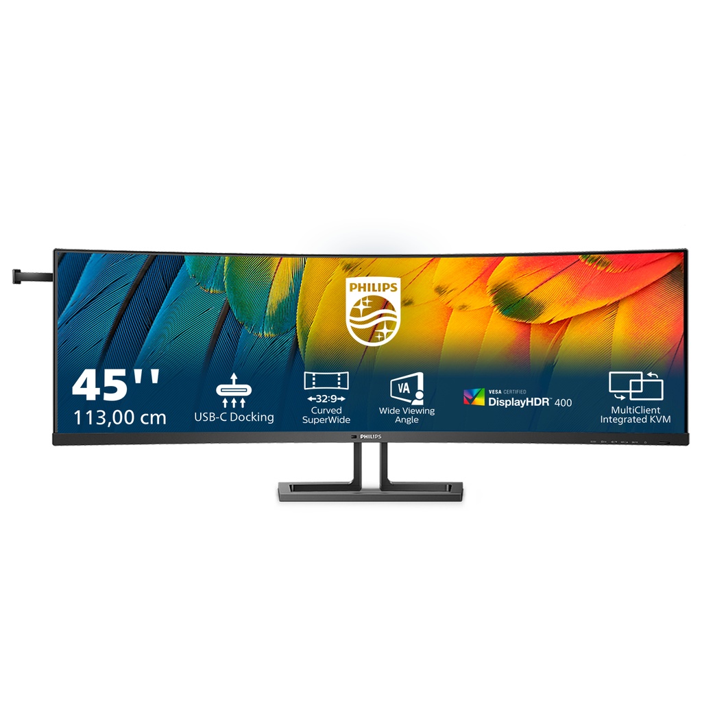 6000 series 45B1U6900C/00 pantalla para PC 113 cm (44.5") 5120 x 1440 Pixeles UltraWide Dual Quad HD LED Negro