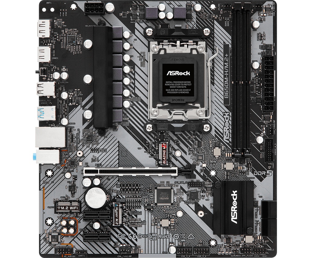 B650M-H/M.2+ AMD B650 Zócalo AM5 micro ATX
