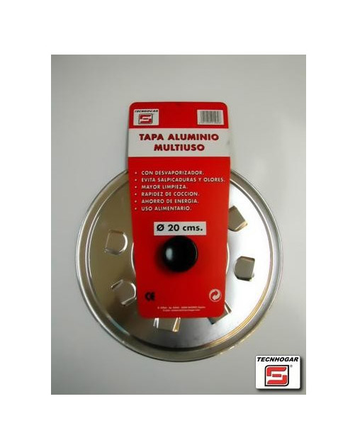 [01580] 01580 tapa para alimentos Aluminio Alrededor Tapa para boles