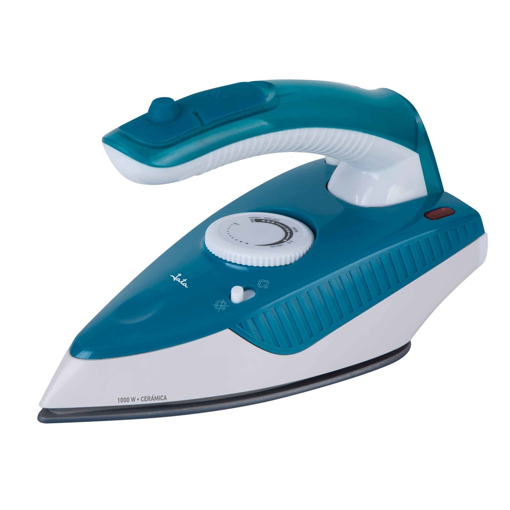 JEPL2810 plancha Plancha a vapor Suela de cerámica 1000 W Turquesa, Blanco
