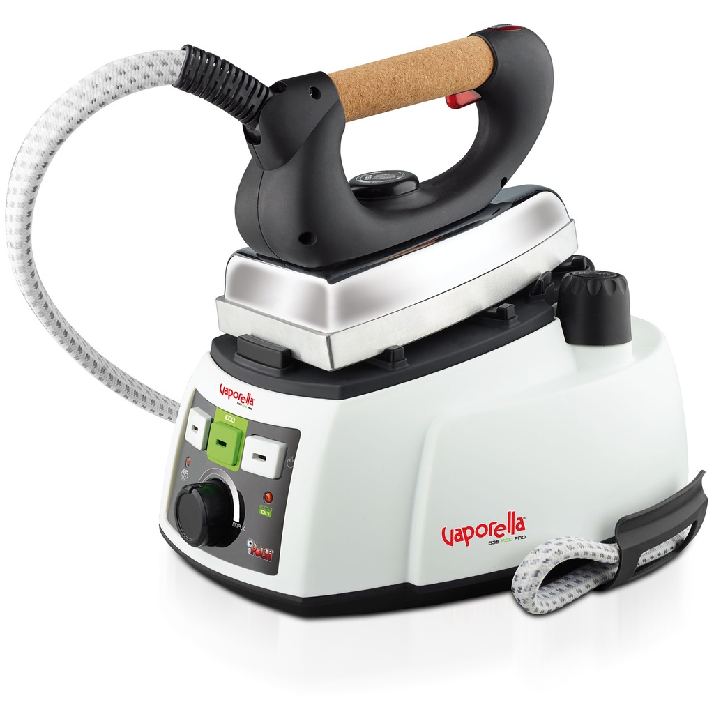 Vaporella 535 Eco_Pro 750 W 0,9 L Suela de aluminio Negro, Blanco