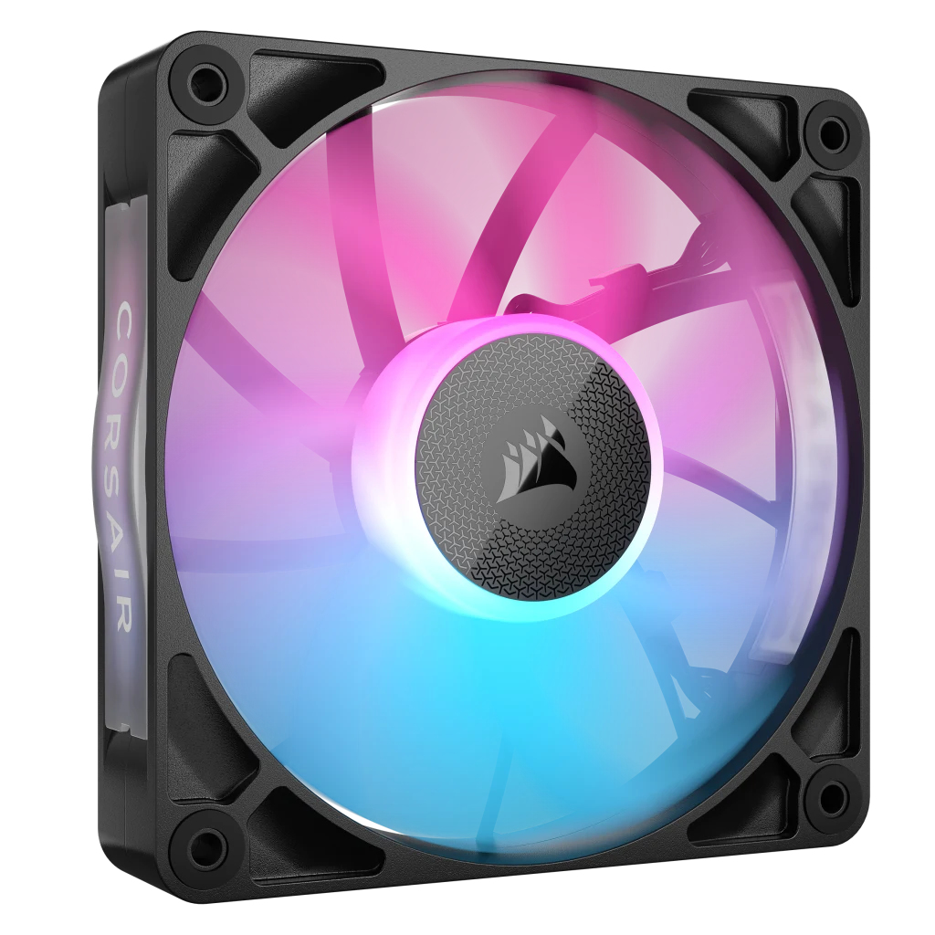 iCUE LINK RX120 RGB Carcasa del ordenador Ventilador 12 cm Negro 1 pieza(s)