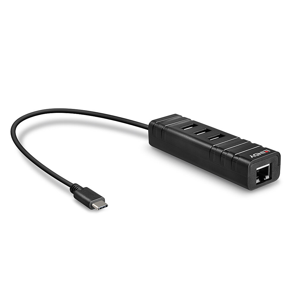 43249 hub de interfaz USB 3.2 Gen 1 (3.1 Gen 1) Type-C 5000 Mbit/s Negro