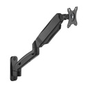 Soporte De Pared Pro Contrapeso Giratorio E Inclinable Para Monitor/tv 9kg (3 Pivotes, 1 Brazo) De 17-32, Negro