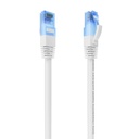Cable De Red Latiguillo RJ45 Cat.6 UTP AWG26 CCA, Blanco, 5.0 m