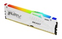 FURY Beast 32GB 6000MT/s DDR5 CL30 DIMM White RGB EXPO