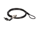 CUSTODIO02BS cable antirrobo Negro 1,8 m