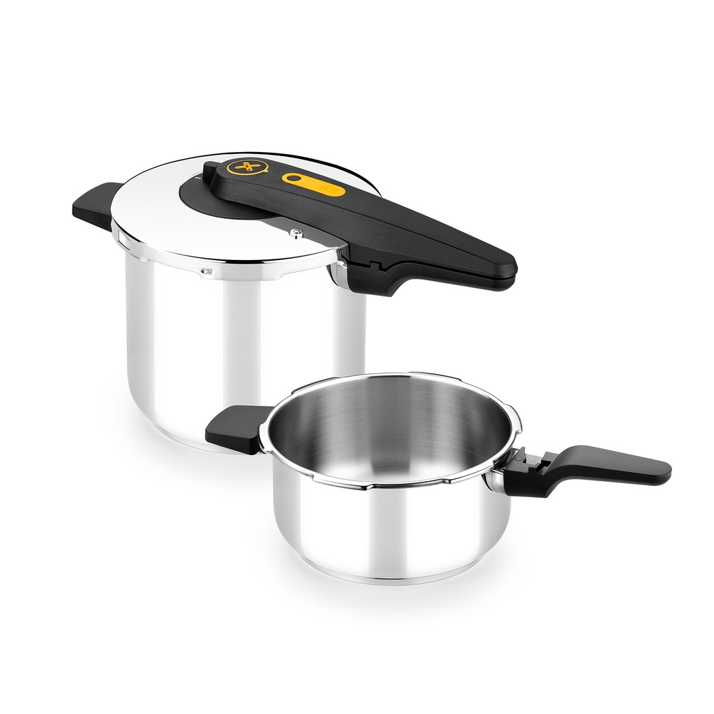 [A185705] A185705 olla a presión 11 L Negro, Plata