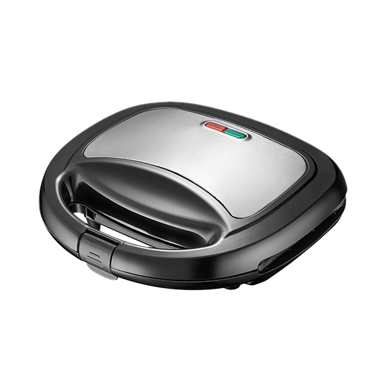 ST-120889 sandwichera 750 W Negro, Plata