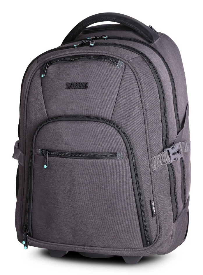 TPE15UF mochila Mochila de viaje Gris Tereftalato de polietileno reciclado (rPET)